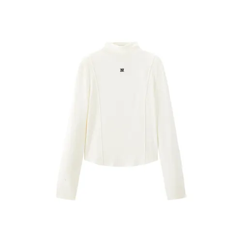 PEACEBIRD Экрю Женские Рубашки T