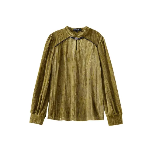 OUNIXUE Трикотаж Женский Оливково-зеленый