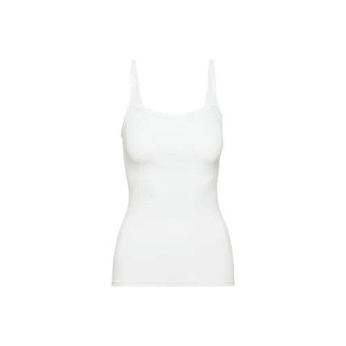 ARITZIA Golden Масло Tumbler Охват бедер TANK Топ на бретелях Женские Ярко-белый Ярко-белый
