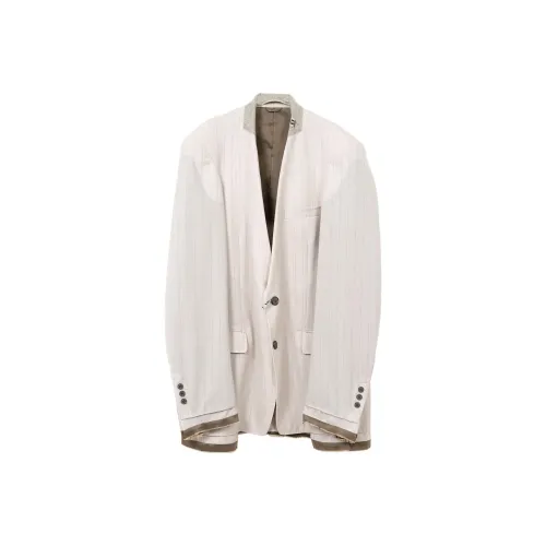 Maison Mihara Yasuhiro SS25 Куртки Пальто Женские Белые