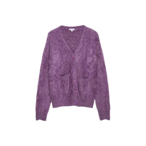 Self Who Кашемир Свитер Женский Розовый Фиолетовый