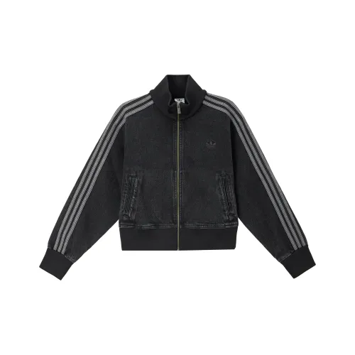 Adidas Originals Adicolor Куртки и Пальто Женские Джинсовый Черный