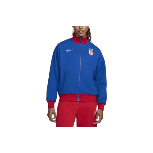 nike Куртки и Пальто Женские Королевский Синий