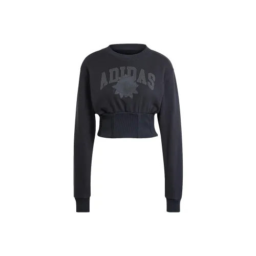 Adidas Originals Dark Academia Crew Толстовка Женская Черная