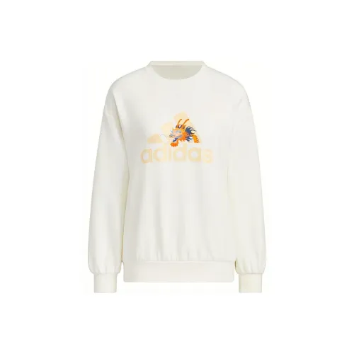 Adidas Dragon Year Свитшот Женский Нефритовый Белый