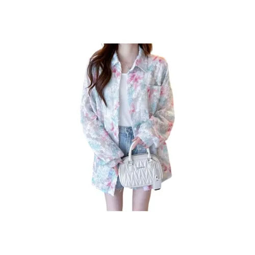 YICHEN Рубашка Женская Многоцветная