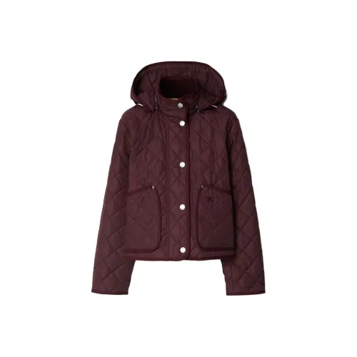 Burberry Куртки и Пальто Женские Темно-фиолетовый Красный