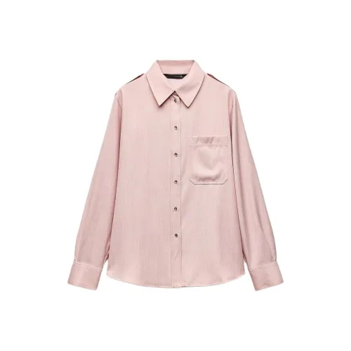 ZARA Розовые Женские Рубашки