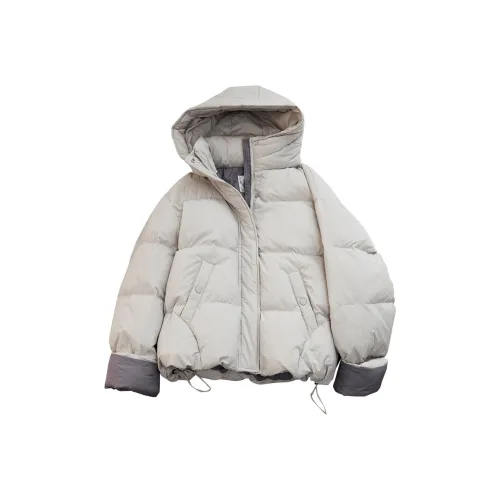 TOUCH Пуховик Женский Бежевый Абрикос