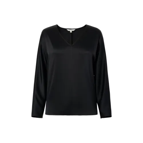 JZ. ANNAKRO Рубашка Женская Без рисунка Черная