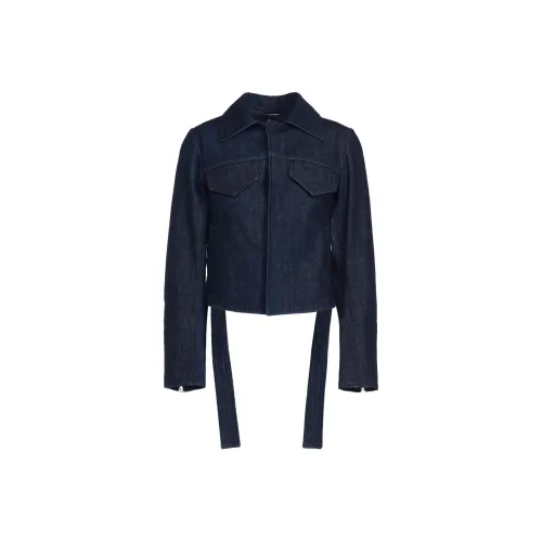 Yohji Yamamoto Индиго Женские Куртки