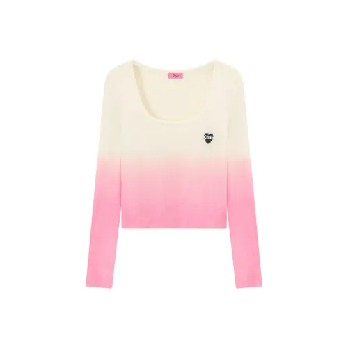 CHUU Розовый Женский Трикотаж