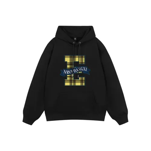 ZUOLANGGENU Толстовка Унисекс Черный