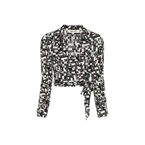 DVF Diane Von Furstenberg SS24 Рубашка Женская Черная