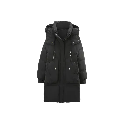 A paradise for awakening Пуховик Женские Черный