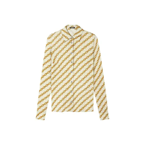 VERSACE SS25 Рубашка Женская Золотая