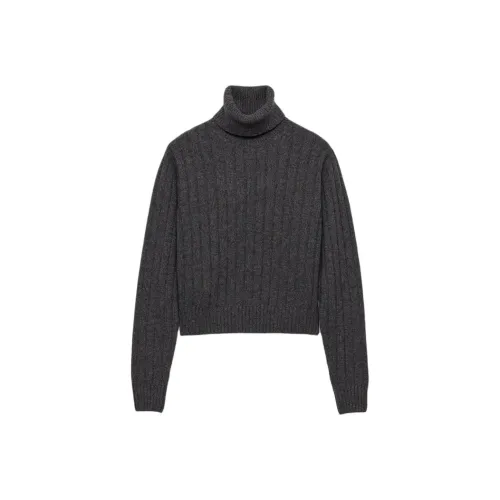 PRADA Кашемир Свитер Женский Сланцево-Серый