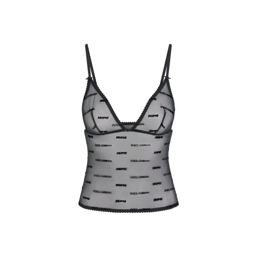 Skims DOLCE&GABBANA Collaboration Оникс/Оникс Женские Камисоли