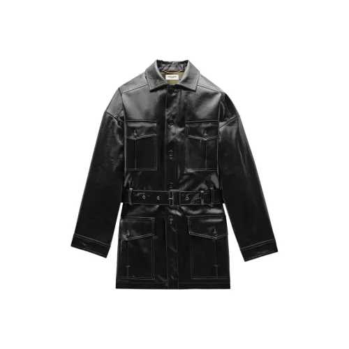 SAINT LAURENT Куртки и Пальто Женские Черные