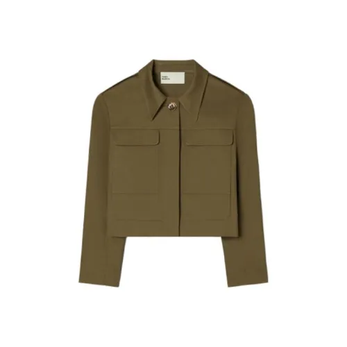 Tory Burch SS23 Куртки и Пальто Женские Зеленый