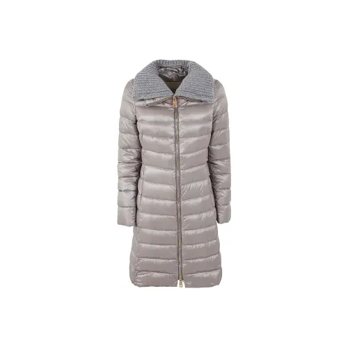 HERNO Розово-коричневые Женские Пуховики