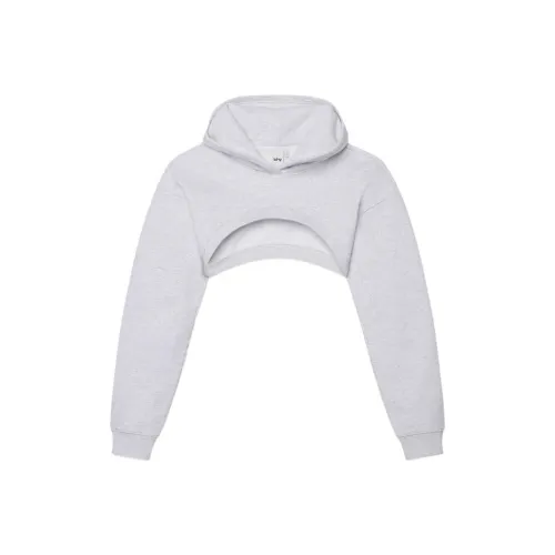 Khy FW23 DROP 003 Collection Fleece Super Cropped Hoodie Sweatshirt Women's Gray Кх FW23 DROP 003 Collection Флис Супер Cropped Hoodie Свитшот Женские Серый