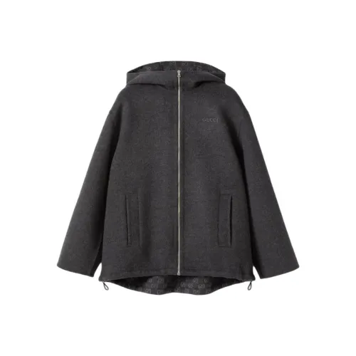 GUCCI Куртки и Пальто Женские Темно-Серый