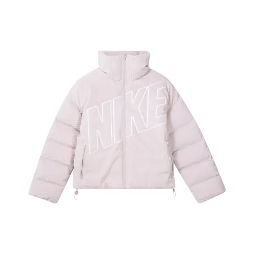 NIKE Серо-фиолетовые Женские Пуховики