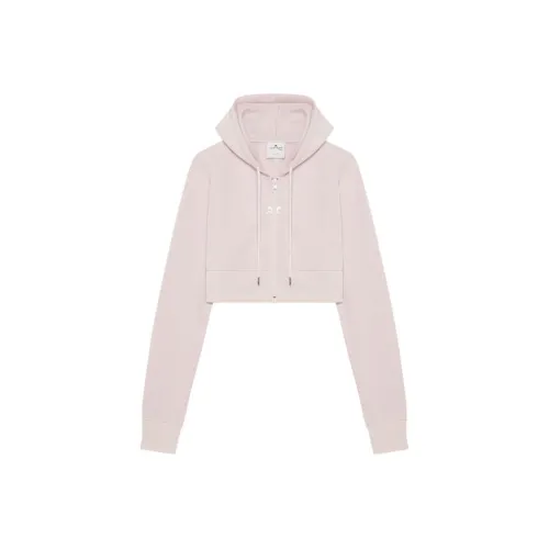 COURREGES FW23 Толстовка Женская Светло-Розовая Красная