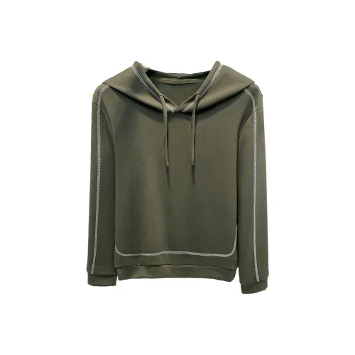 Dane Свитшот Женские Армейский зеленый