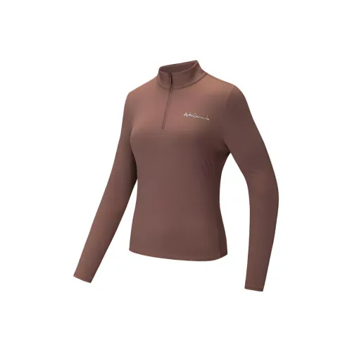 ANTA ZONGXUNXILIE Поло Женское Богатый Кофе