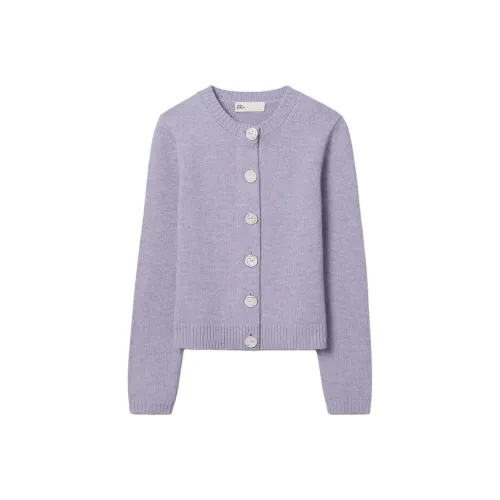 Tory Burch FW24 Трикотаж Женский Фиолетовый