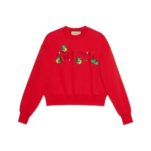 GUCCI Chinese New Year SS24 Толстовка Женская Красная
