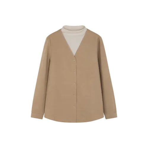 Mo Han Yi Mei Новогодняя рубашка женская хаки