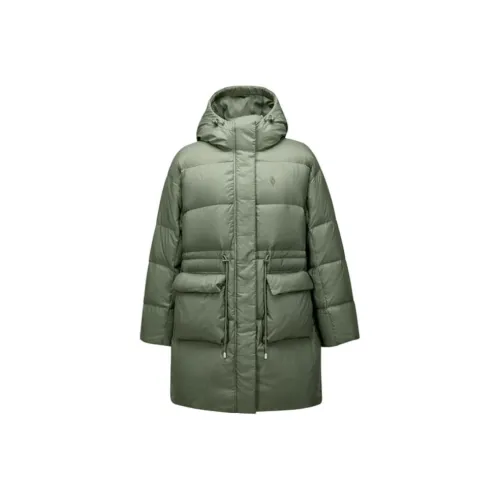 Skechers Пуховик Женские Agave Зеленый