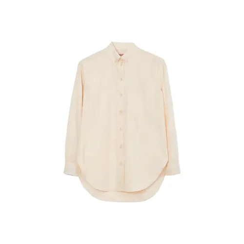 Burberry Рубашка Женская Светлый Печенье