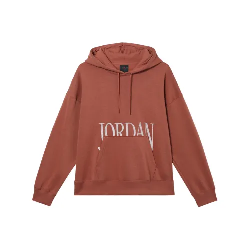 Jordan Brooklyn Fleece Толстовка Женская Серый Персиково-Красный