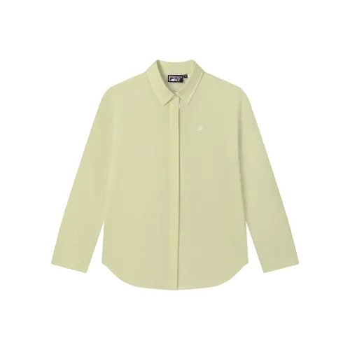 FILA Лайфстайл Рубашка Женская Горчично-желтая