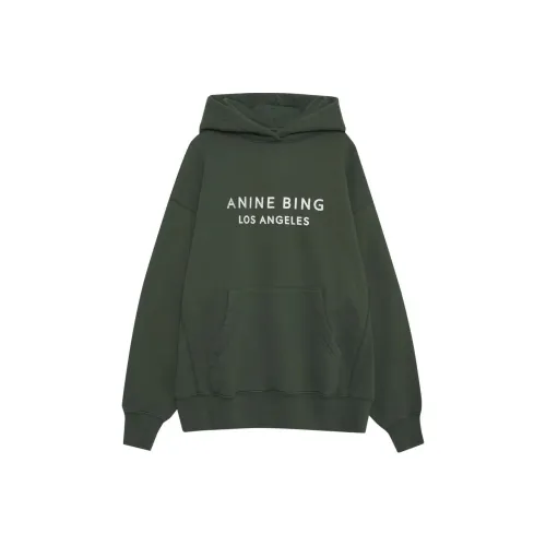 Anine Bing Свитшот Женский Оливково-зеленый