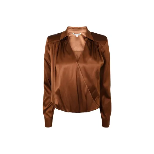Veronica Beard Рубашка Женская Ржаво-коричневая