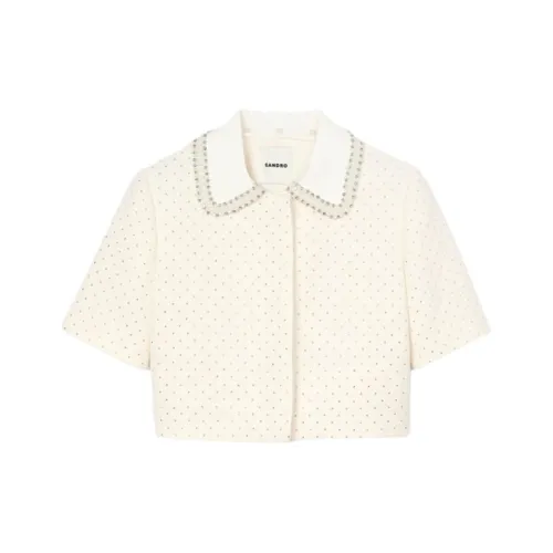 Sandro Куртки и Пальто Женские Светлый Умбра