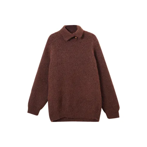 SUSANSAN Трикотаж Женский Кофейный