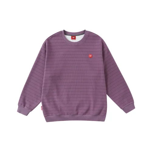 Checkitout Толстовка Унисекс Фиолетовый Коричневый Fine Grained