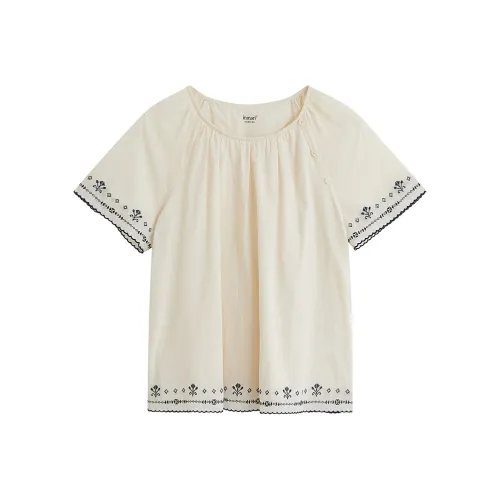 Inman Рубашка Женская Бежевая Абрикосовая