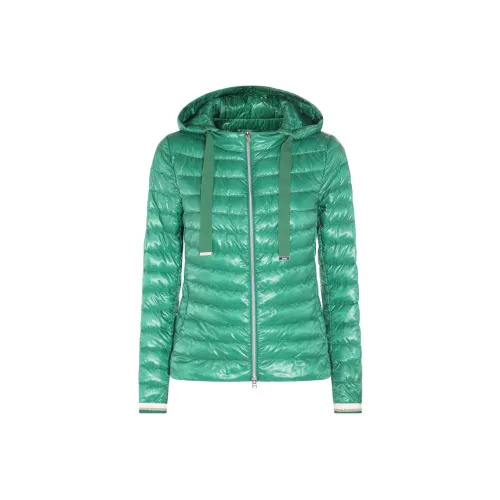 HERNO Изумрудно-зеленая Женская Куртка