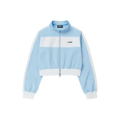 Nerdy SS24 Куртки Пальто Женские Небесно-голубой