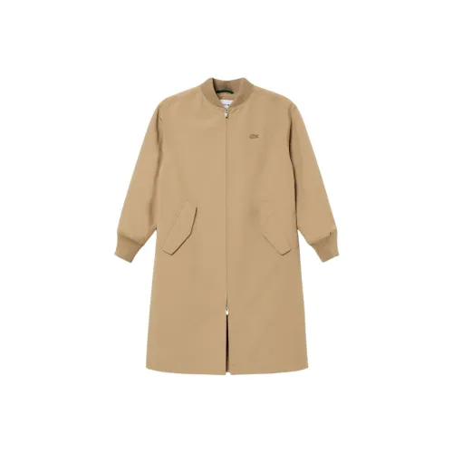 Куртки и пальто LACOSTE Collaboration женские бежевые
