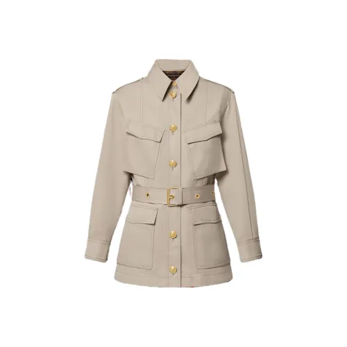 LOUIS VUITTON SS25 Куртки и Пальто Женские Светлый Умбра