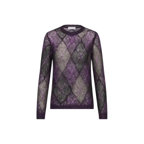 DIOR FW24 Трикотаж Женский Фиолетовый