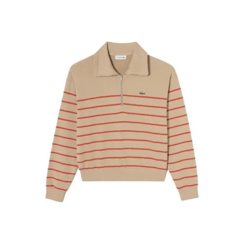 LACOSTE Поло Женское Оранжевое